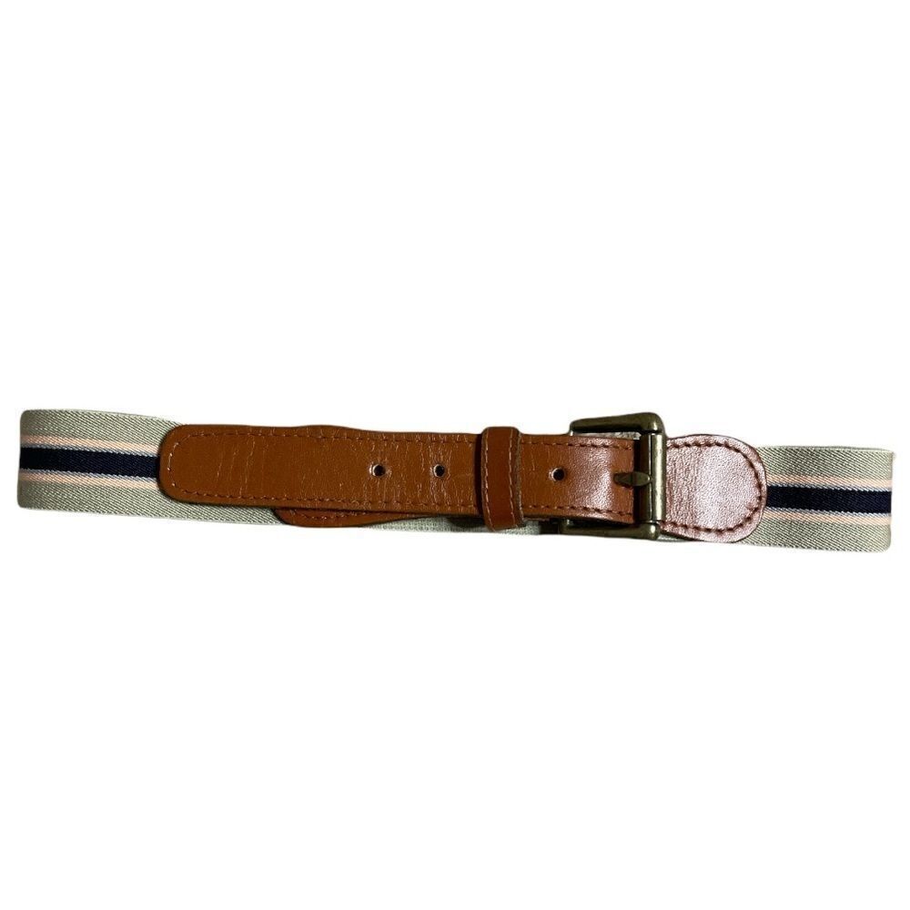 Vintage Gant Elasticated webbing and leather belt